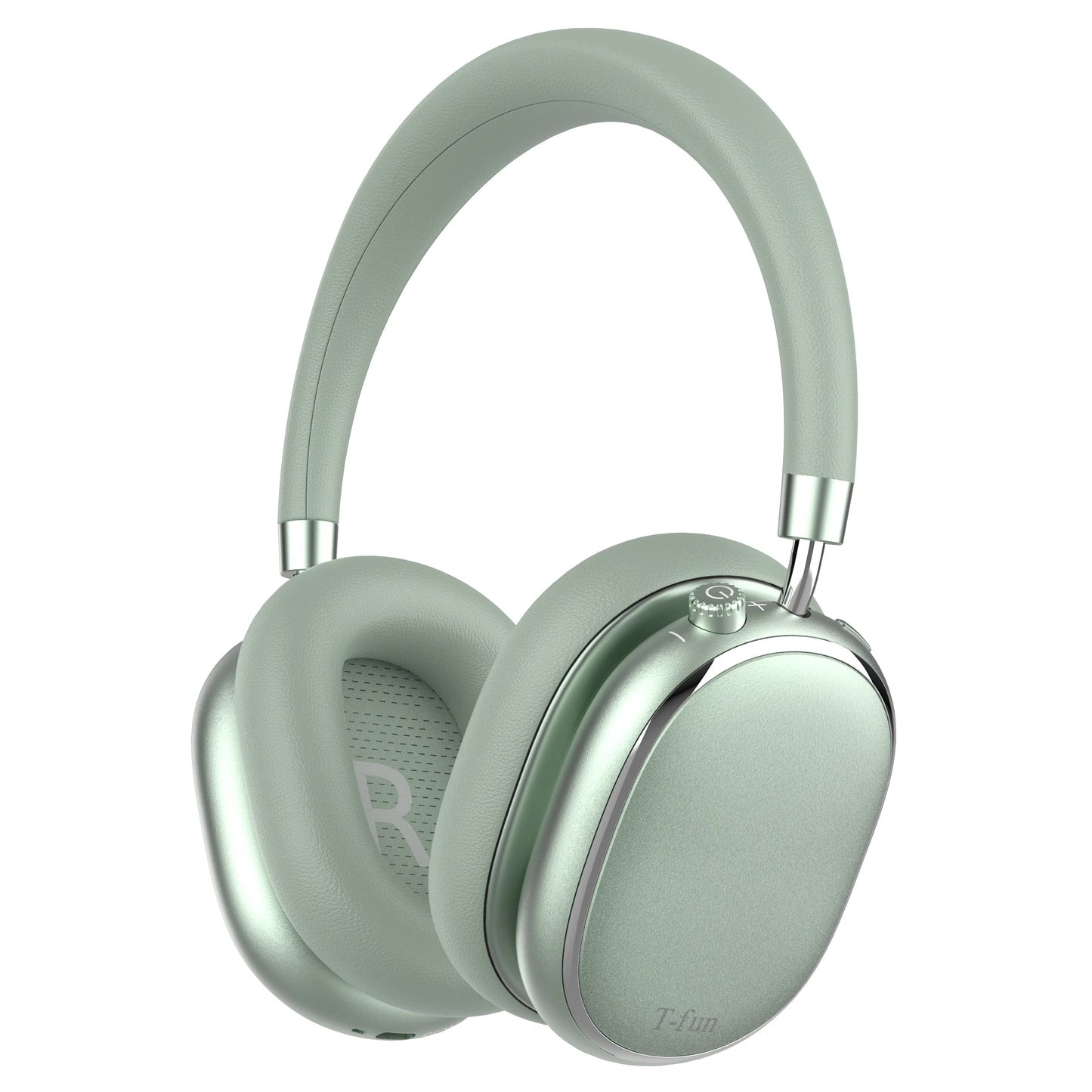 T-fun NC95 Bluetooth Hybrid Active Noise Cancelling Headphones, Built-in Mic, 65H Playtime, App Control, Hi-Res Audio