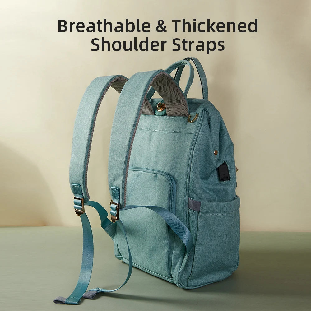 Portable Diaper Bag Backpack Multifunction Travel Backpack Maternity Baby Changing Bags Large Capacity
