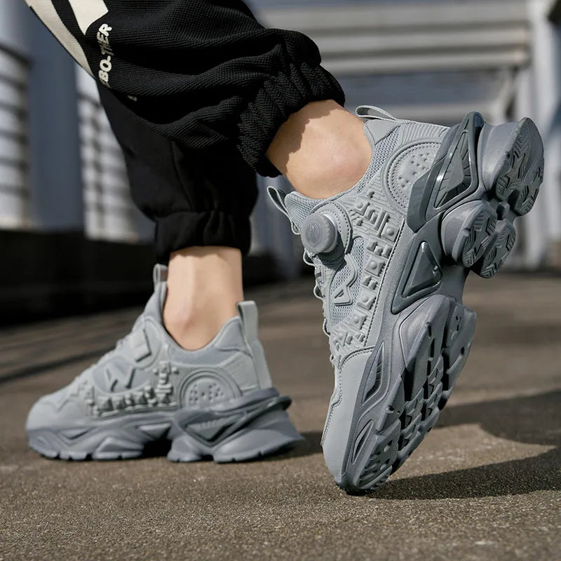 Men's Casual Sneakers Breathable Luxury Trainer Race Shoes Fashion Loafers Running Shoes for Male Comfortable Tenis