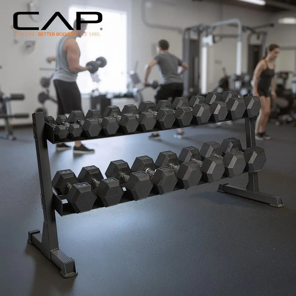 280 LB, 550 LB, 1200 LB Dumbbell Set with Horizontal 23 Tier Rack, Rubber Hex Free Weights, Home Gym Weight Set for Strength Tr