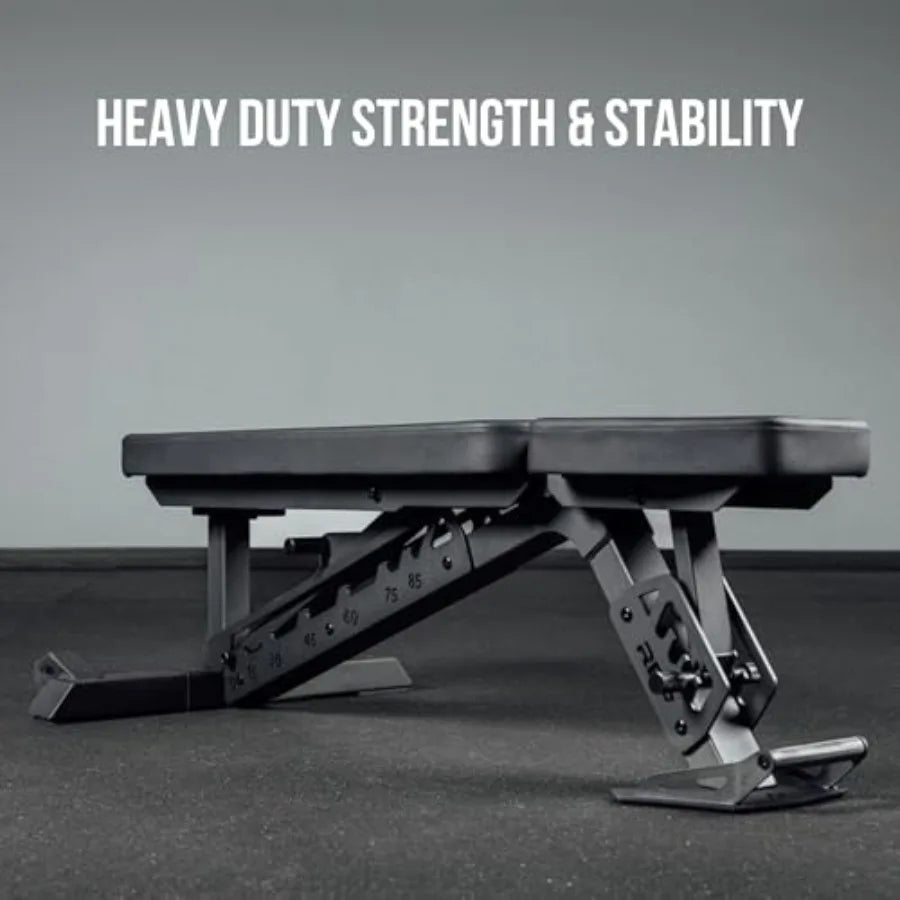 Adjustable Weight Bench Home Gym Incline Decline Flat Workout Bench Heavy Duty Fitness and Strength Training Equipmen