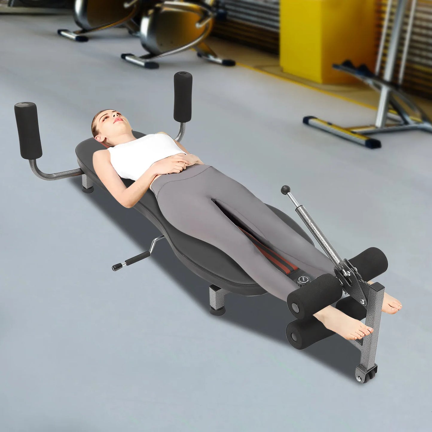 Back Stretch Decompression Bench Inversion Table Workout Bench Up to 330 lbs Weight Capacity for Home Workout Hunchback Home Gym