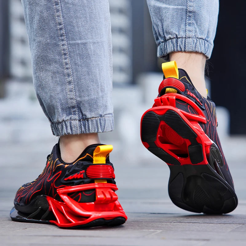 Men's Casual Breathable Sneakers Luxury Trainer Race Fashion Running Shoes for Women Tenis Shoes