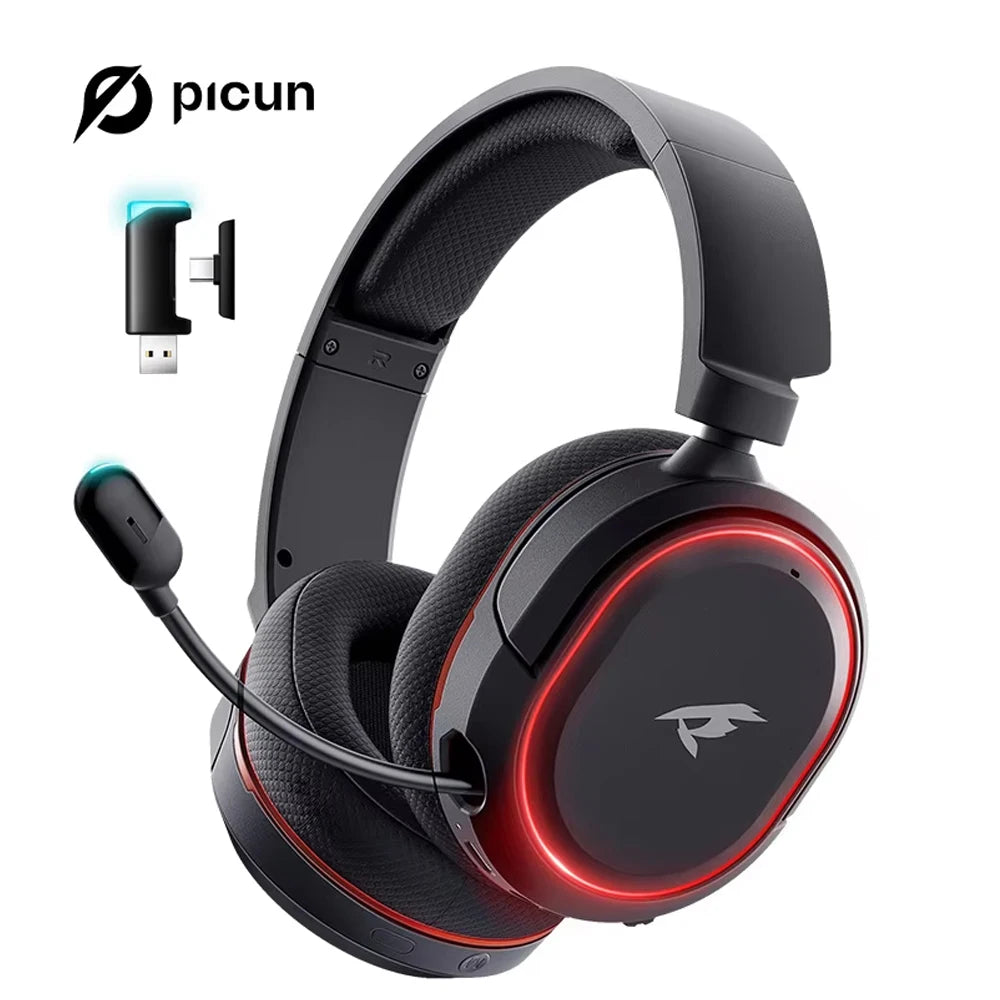 G2 2.4G Wireless Gaming Headset Bluetooth Headphones 5ms Low Latency 7.1 Surround ENC Mic For PC PS4 PS5 Phone Switch