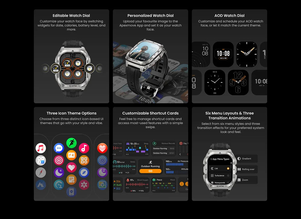 Tank M4 Smart Watch Stainless Steel 6-Sat GPS Offline Maps 10ATM Waterproof 45M Dive 24/7 Health Monitor for Android iOS
