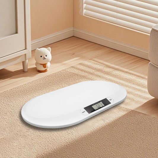 Digital Baby Scale – 44lb Capacity, High Precision Strain Gauge, Auto Shut-Off, Overload Indicator, Multi-Unit Display (kg/lb/st
