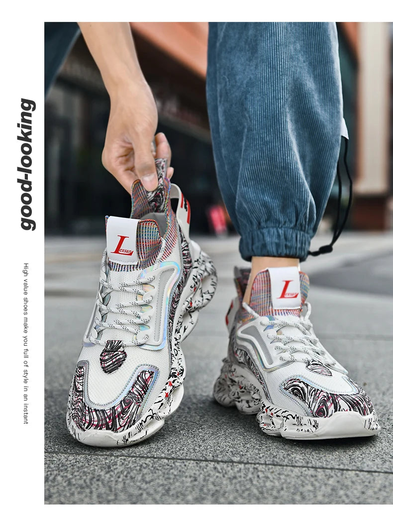 Men's Sneakers  Luxury, breathable Shoes for running