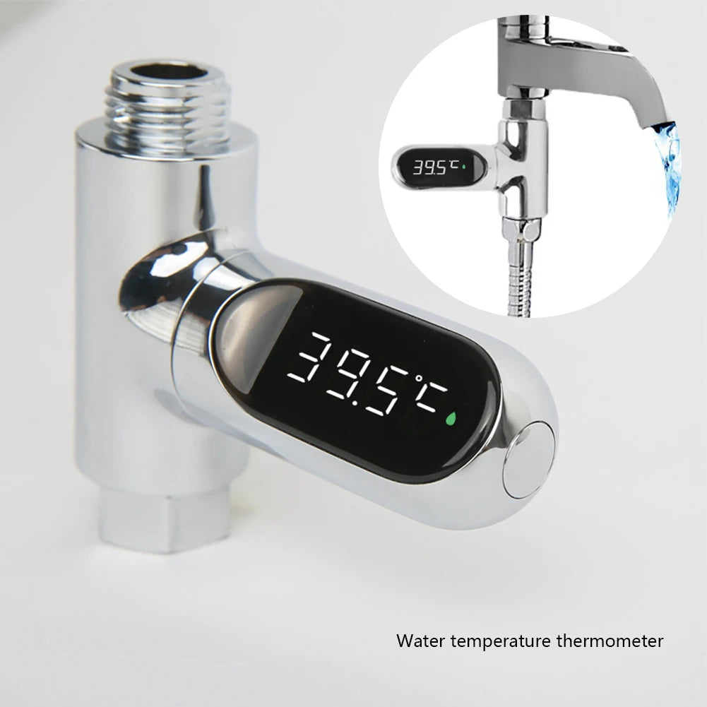 Baby Bath Water Temperature Monitor 360 Degree Rotate Electronic Water Thermometer Water Temperature Meter for Bathroom Shower