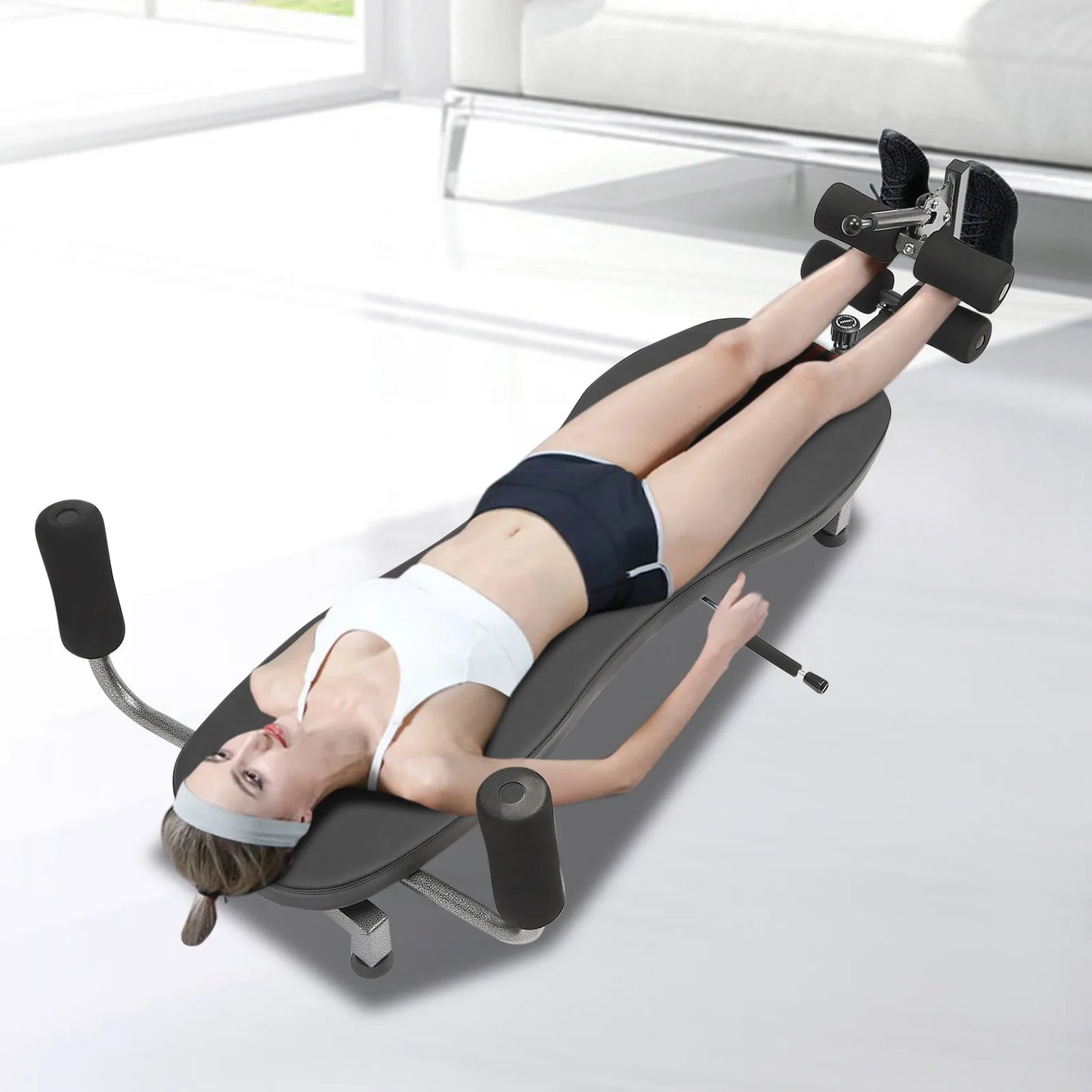 Back Stretch Decompression Bench Inversion Table Workout Bench Up to 330 lbs Weight Capacity for Home Workout Hunchback Home Gym